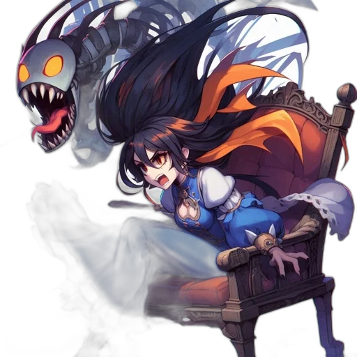 dragon, creature, staff, concept art transparent PNG cut-out