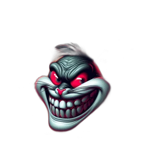face, 3d render, concept art, pixel art transparent PNG cut-out