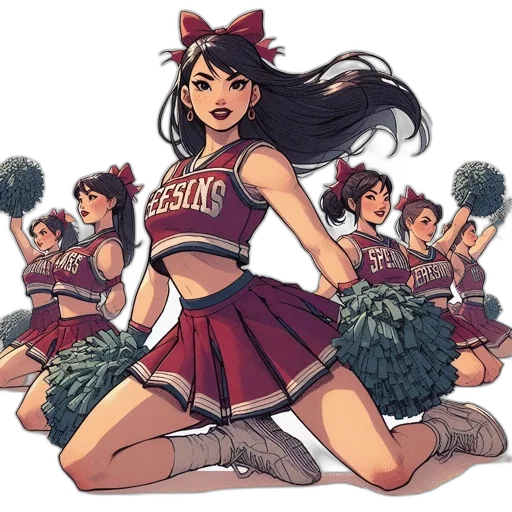 cartoon, comic book art, concept art, anime transparent PNG cut-out