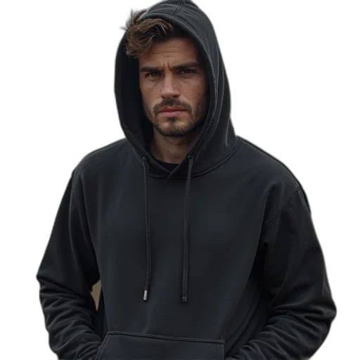 jacket, face, staff, 3d render transparent PNG cut-out