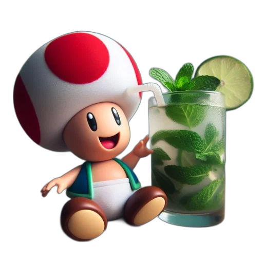 bottle, food, 3d render, pixel art transparent PNG cut-out