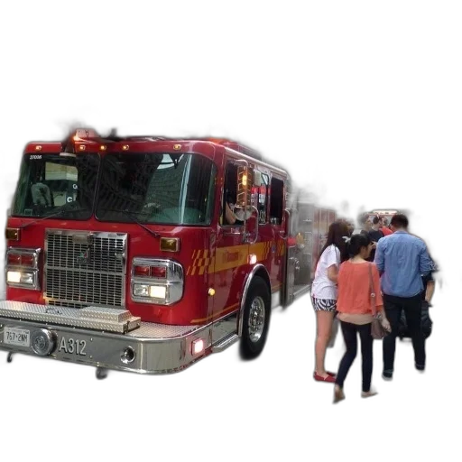 staff, fire, city street, red transparent PNG cut-out
