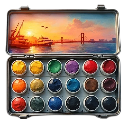 photorealistic, watercolor, oil painting, concept art transparent PNG cut-out