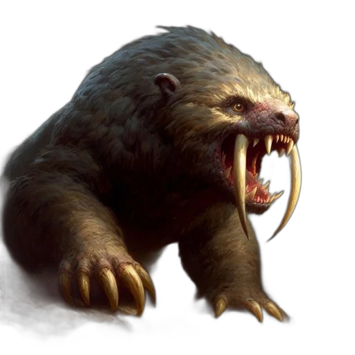 creature, animal, concept art, photorealistic transparent PNG cut-out