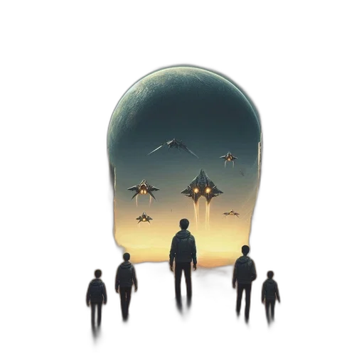 umbrella, mask, concept art, pixel art transparent PNG cut-out