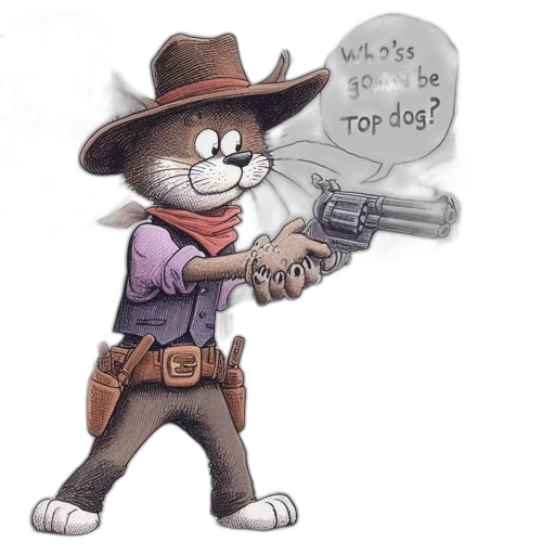 weapon, hat, animal, staff transparent PNG cut-out