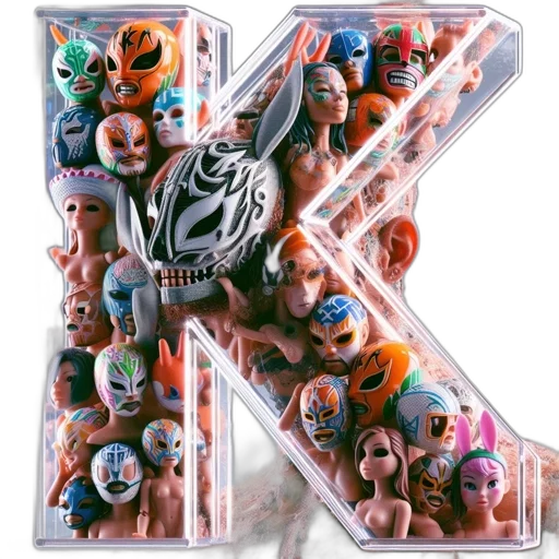 mask, 3d render, representation, shaped transparent PNG cut-out