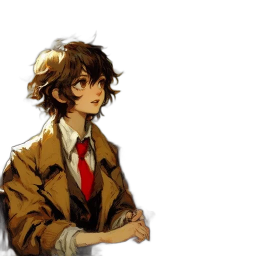 jacket, staff, face, pixel art transparent PNG cut-out