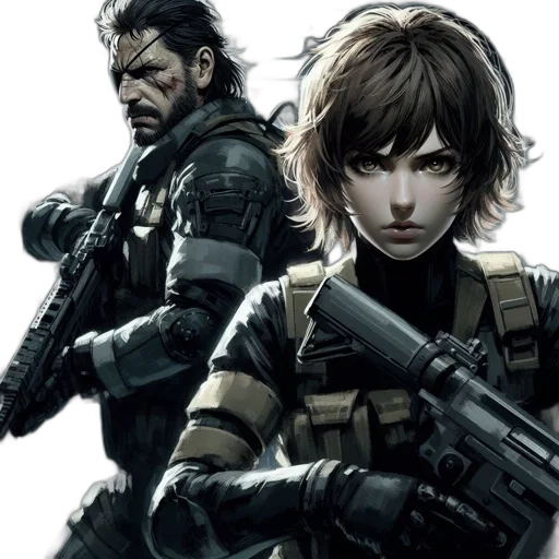 concept art, comic book art, cyberpunk, fantasy art transparent PNG cut-out