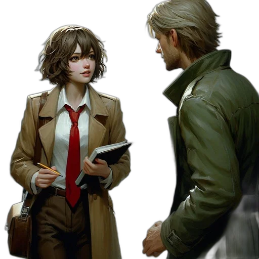 jacket, concept art, comic book art, photorealistic transparent PNG cut-out