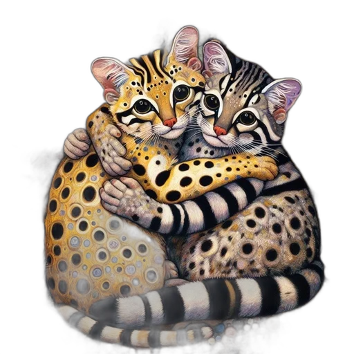 jewelry, animal, photorealistic, oil painting transparent PNG cut-out