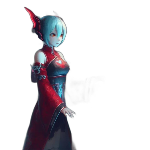 dress, staff, robot, sword transparent PNG cut-out