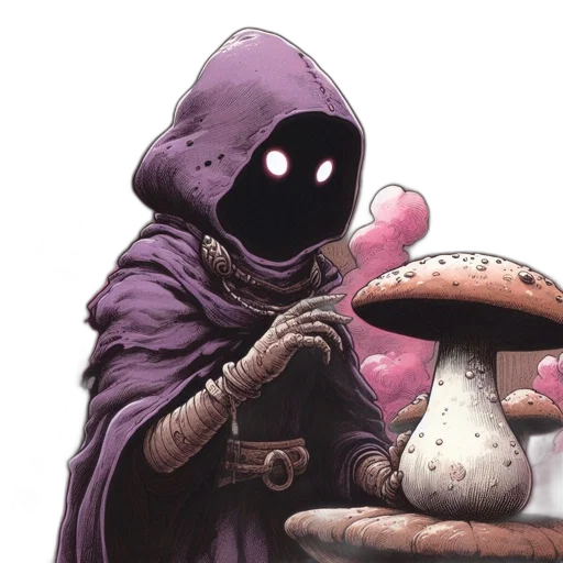 food, creature, concept art, comic book art transparent PNG cut-out