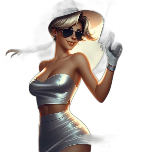 dress, staff, concept art, fantasy art transparent PNG cut-out