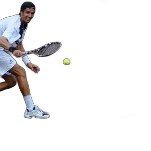 photorealistic, 3d render, tennis, player transparent PNG cut-out