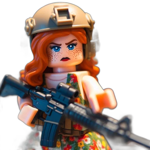 weapon, dress, 3d render, pixel art transparent PNG cut-out