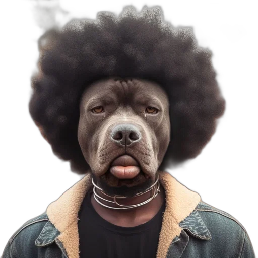 face, animal, jacket, creature transparent PNG cut-out