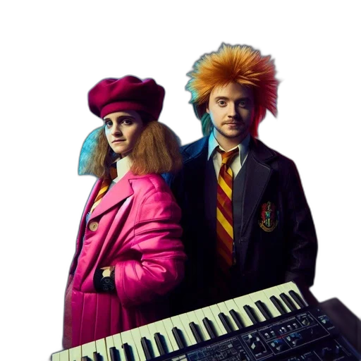 jacket, hat, hair, crown transparent PNG cut-out