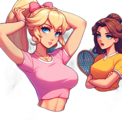 dress, pixel art, concept art, anime transparent PNG cut-out