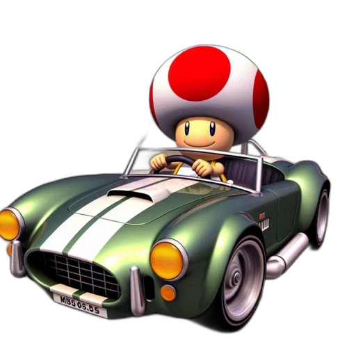 car, hat, 3d render, concept art transparent PNG cut-out