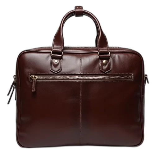 business, briefcase, made, genuine transparent PNG cut-out