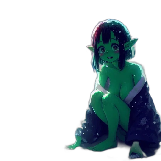 creature, dress, robot, staff transparent PNG cut-out