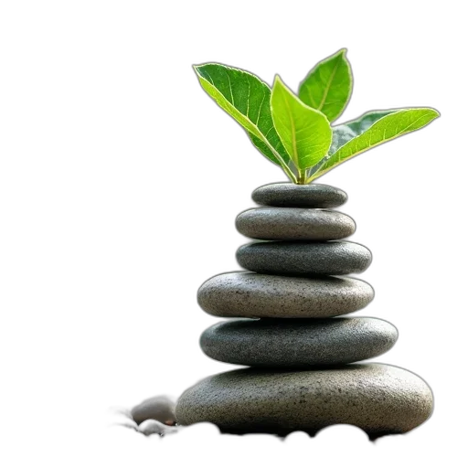 photorealistic, stack, stones, pepper transparent PNG cut-out