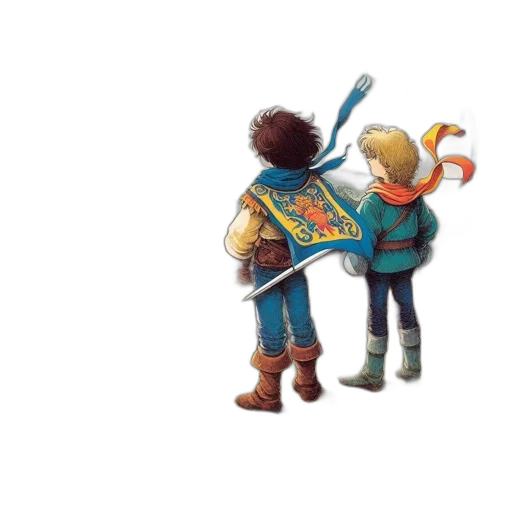 jacket, staff, sword, weapon transparent PNG cut-out