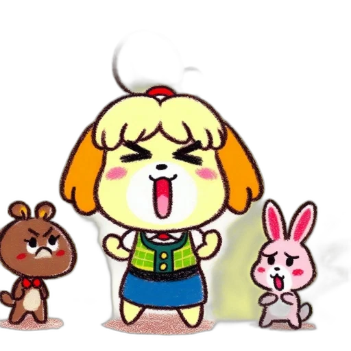 staff, animal, creature, cartoon transparent PNG cut-out
