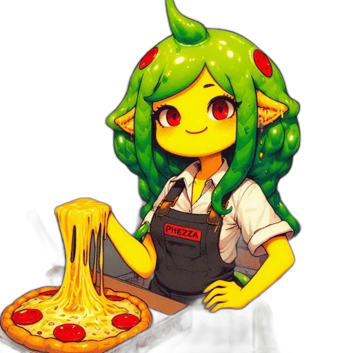 staff, food, pixel art, fantasy art transparent PNG cut-out