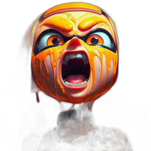 mask, face, robot, creature transparent PNG cut-out