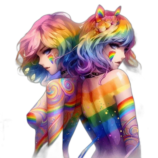 watercolor, fantasy art, concept art, pixel art transparent PNG cut-out