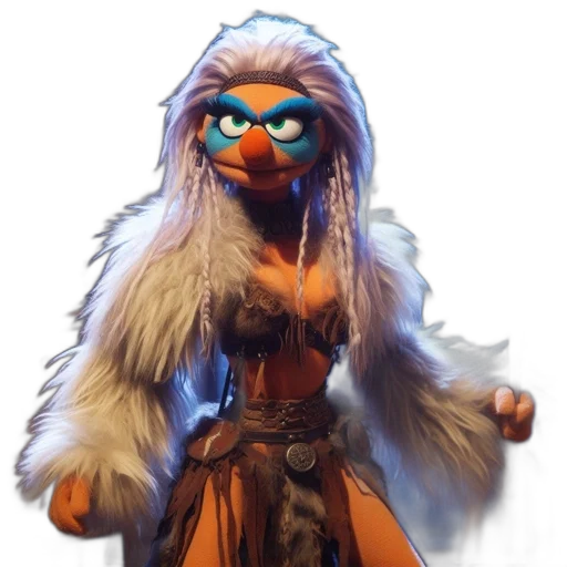 mask, staff, creature, concept art transparent PNG cut-out