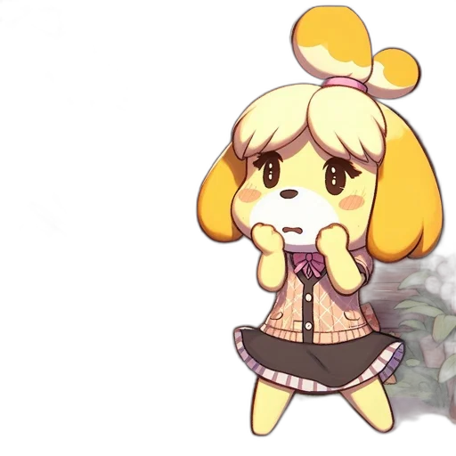 staff, dress, animal, creature transparent PNG cut-out