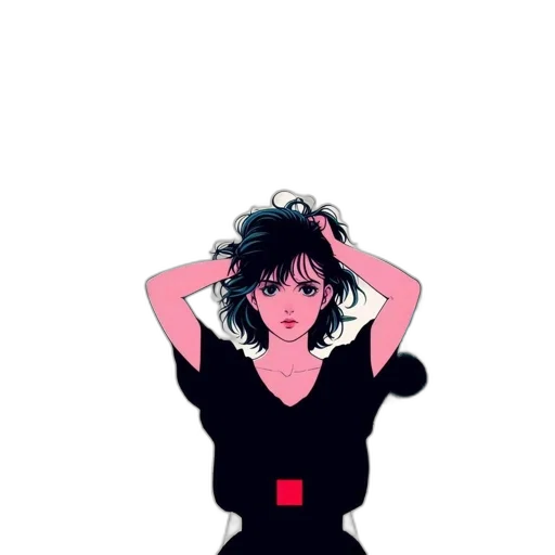 dress, jacket, weapon, face transparent PNG cut-out