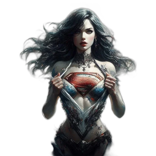 comic book art, fantasy art, concept art, photorealistic transparent PNG cut-out