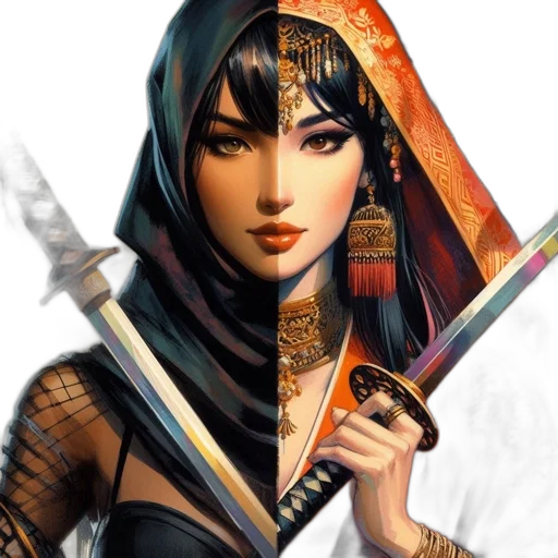 sword, weapon, staff, jewelry transparent PNG cut-out