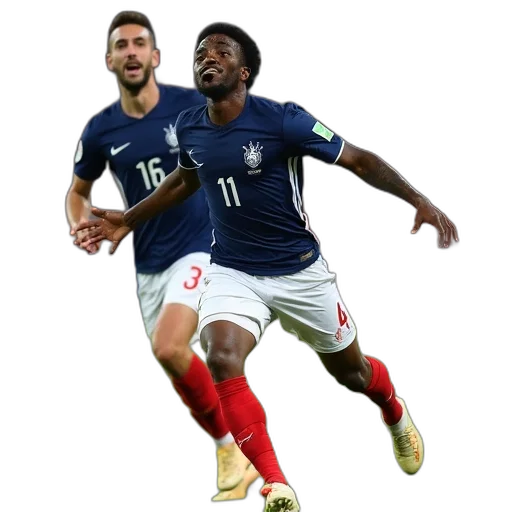 france, neymon, celebrates, second transparent PNG cut-out