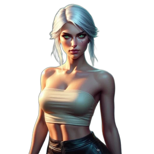 dress, face, staff, jacket transparent PNG cut-out