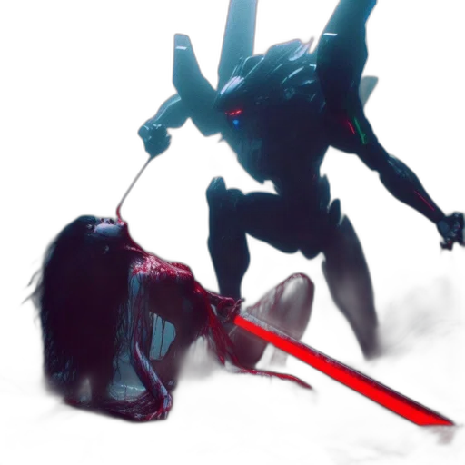 weapon, staff, sword, creature transparent PNG cut-out