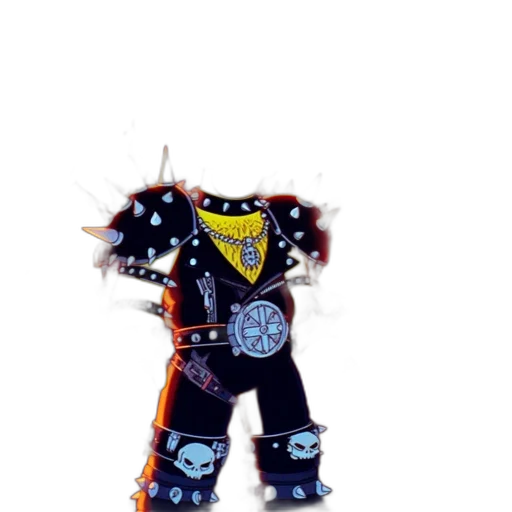 robot, jacket, staff, jewelry transparent PNG cut-out