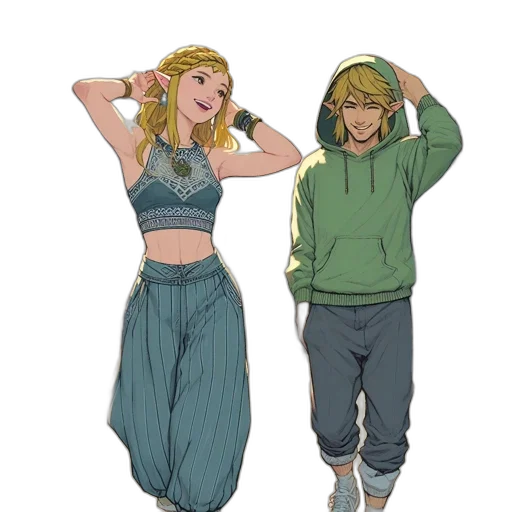 dress, concept art, cartoon, pixel art transparent PNG cut-out