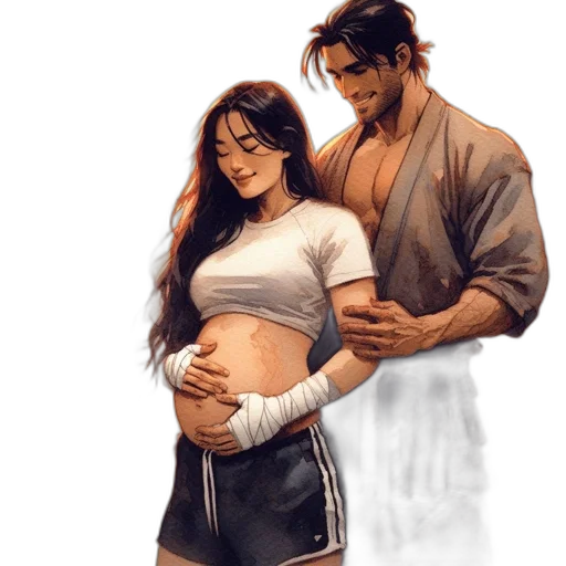 concept art, fantasy art, photorealistic, watercolor transparent PNG cut-out