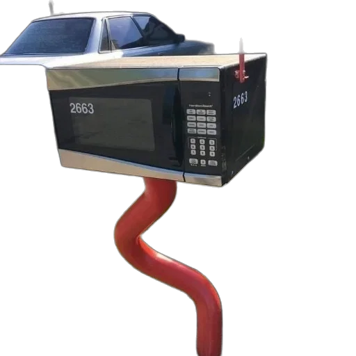 car, robot, weapon, staff transparent PNG cut-out