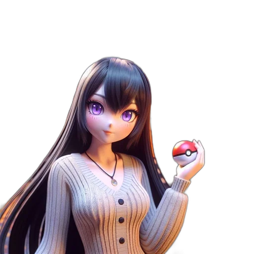 dress, staff, creature, weapon transparent PNG cut-out