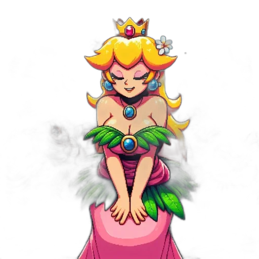 crown, dress, staff, concept art transparent PNG cut-out