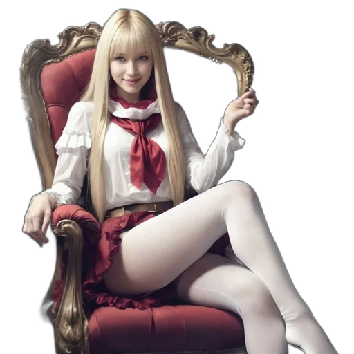 furniture, dress, staff, hair transparent PNG cut-out