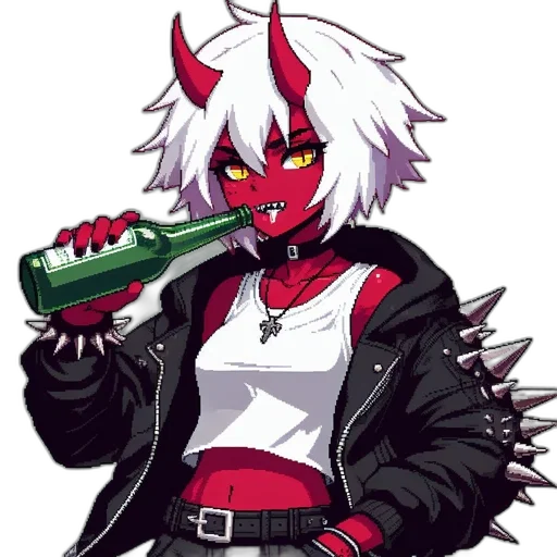 jacket, weapon, dragon, bottle transparent PNG cut-out