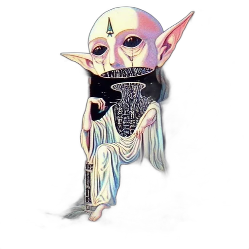 mask, staff, jewelry, creature transparent PNG cut-out