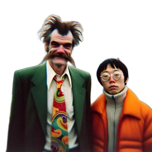 mask, jacket, face, staff transparent PNG cut-out